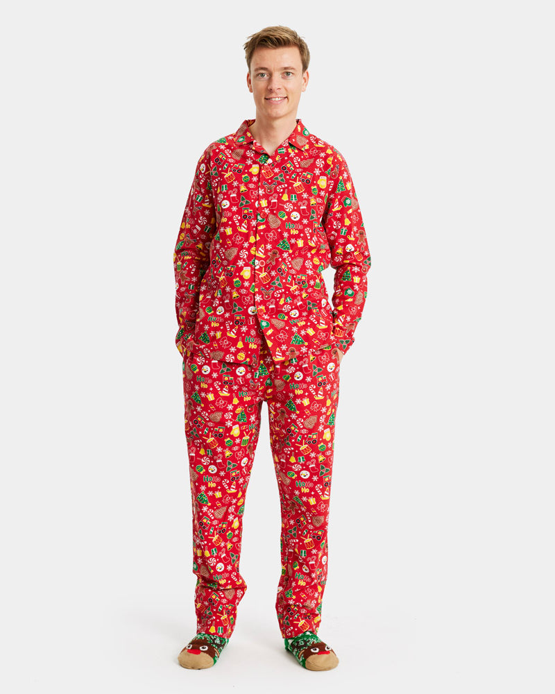 Christmas Dream Red Christmas Pajama Men