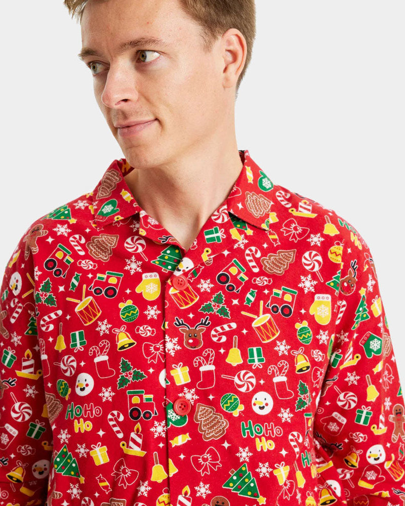 Womens Christmas Dream Red Christmas pajama