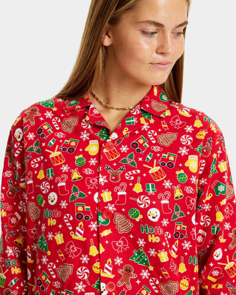 Womens Christmas Dream Red Christmas pajama