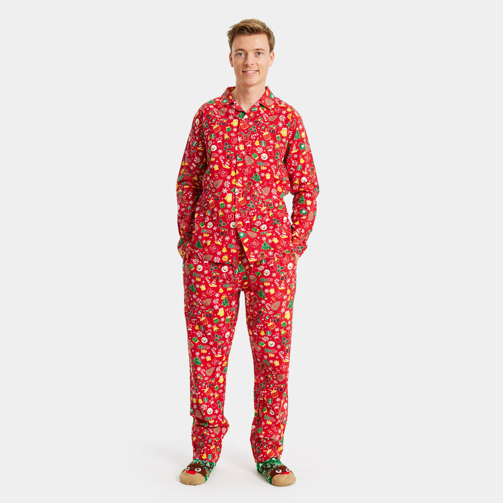 Christmas Dream Red Christmas Pajama Men
