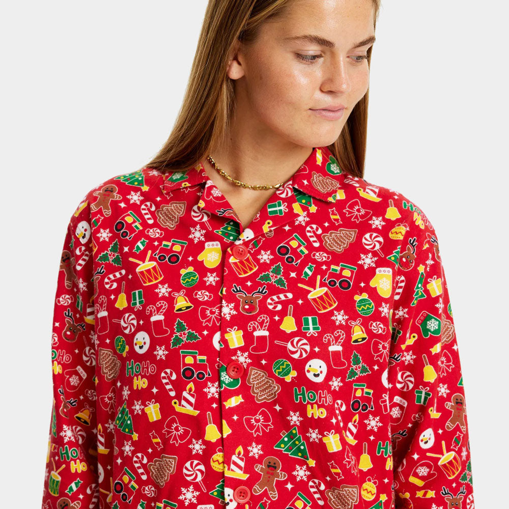 Womens Christmas Dream Red Christmas pajama 